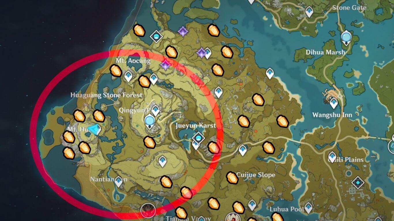 Cor Lapis Locations Genshin Impact and Farming Route