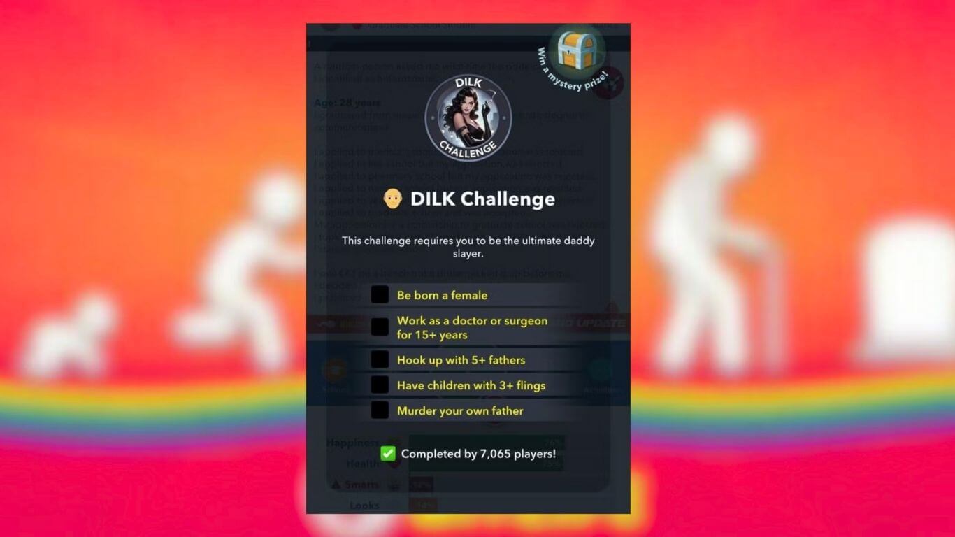 Bitlife: How to Complete the DILK Challenge