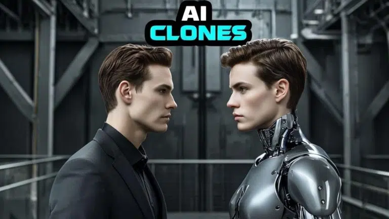 Person with AI Clone